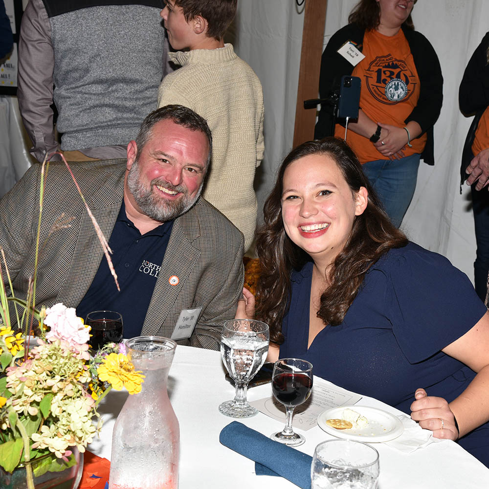 Alumni board members at the Fall Festival event